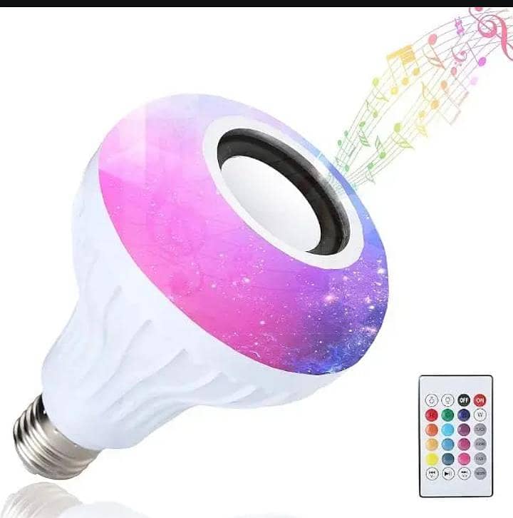 LED LIGHT WITH  BLUETOOTH SPEAKER MULTIPLE LIGHTS CHANGING FEATURES 0