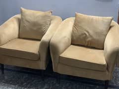 Sofa set in a lush condition