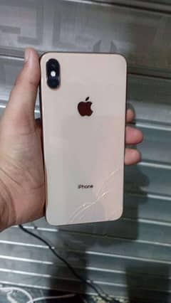 iphone XS Max PTA approved back break 64gb Panel changed