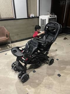 Baby Trend Sit and Stand Twin Pram Foldable