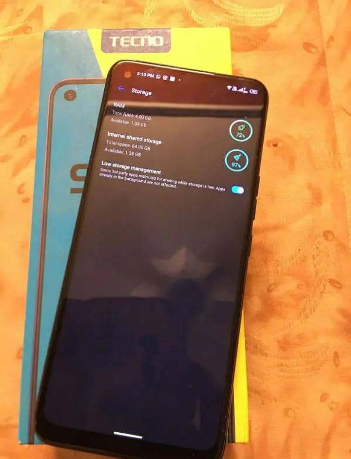 Tecno Spark 6 with box 2