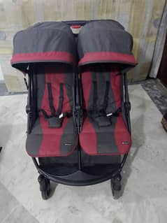 Baby Double Pram | Kids Twins strollers| Baby walker| Pram