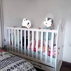 imported wooden baby cot