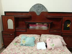 Furniture for Sale – Bed, Mattress & Almirah (Jhelum Cantt)"