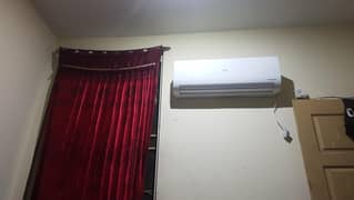 Haier AC Inverter Long air throw mdl 2 SEASON USED IN A GOOD CONDITION