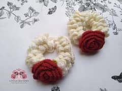 handmade crochet gajra pair