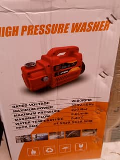 industrial Auto Stop High Pressure Washer Cleaner 220 Bar induction