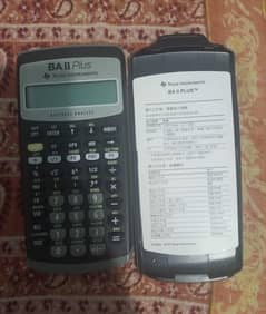 BA 2 Plus Financial Calculator