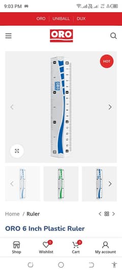 Oro ruler in discounted price