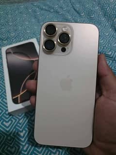 iPhone 16pro max 256 GB 03327127749 my what'sap number
