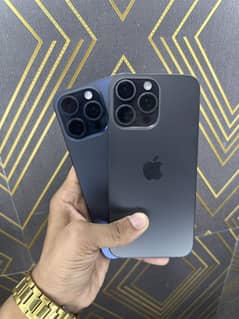 Iphone 15 pro max jv 256Gb black & blue titanium
