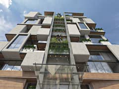 Premium 2 Bed Apartment for Sale on Installments at Main MM Alam Road Gulberg III Lahore