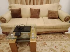 5 Seater Sofa Set, with table