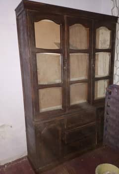 Wooden showcase