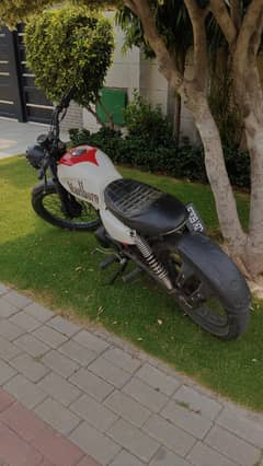 Honda CG 125 converted to cafe racer