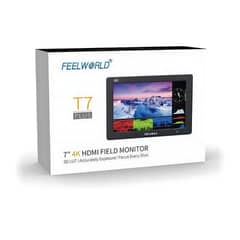 Feelworld T7 plus 4k on-camera monitor