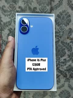 iPhone 16 Plus 128GB PTA Approved