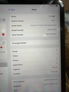 I PAD M1 128gb silver colour
