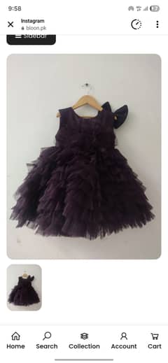 Bloon frock 10 year