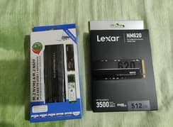 Lexar NVME 512 & Tishric M2 Case Gen 2