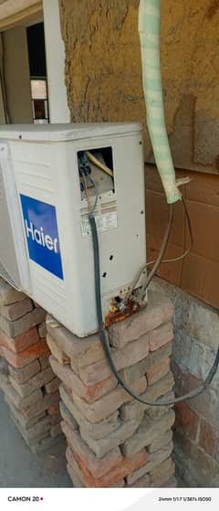 Haier siplet ac condition ok hai zaberdast cooling gas R410 chilled