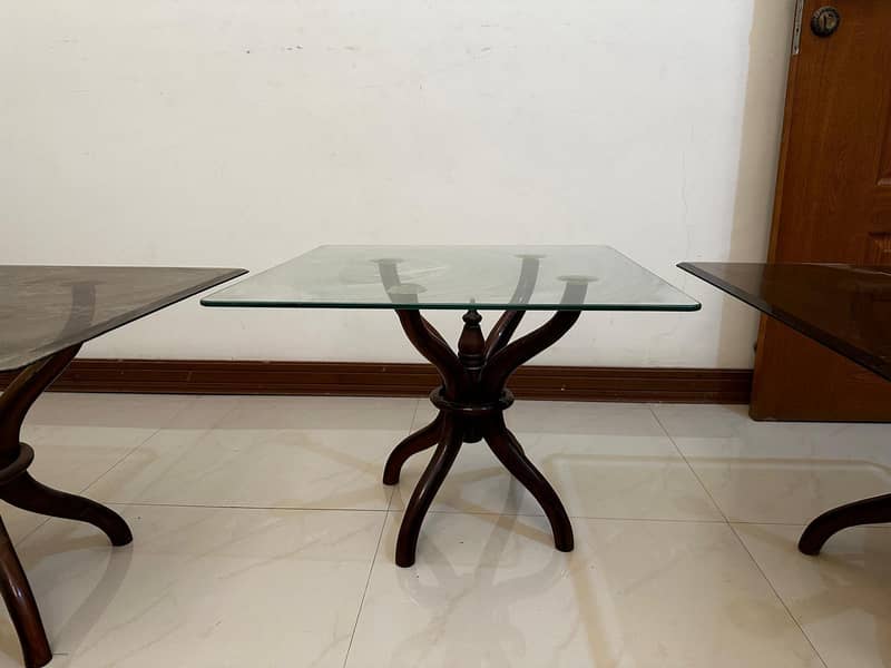 Set of 3 Coffee table and 2 Side tables 3