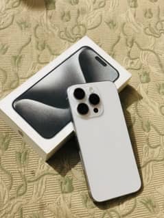 15 pro white color 128 Gb JV