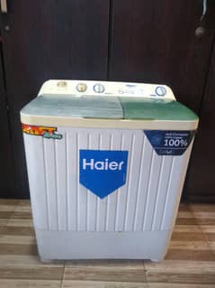 Haier washing machine semiautomatic twin tub capacity 8kg