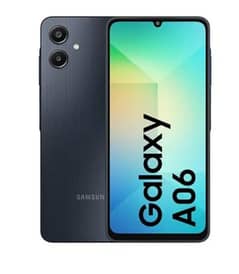 Samsung A06 4 /64 11 months warranty. back cover 9d protector