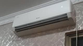 Gree inverter Ac with 1 year compressor warranty,  expiry 17.07. 26