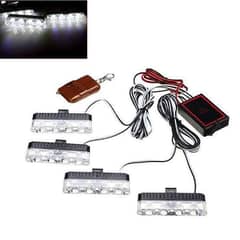 Universal Grill Flashers White Or Red Blue Also Available