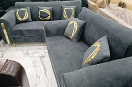 6 Seater Modern Velvet Sofa Set For Sale | Stylish & Comfortable