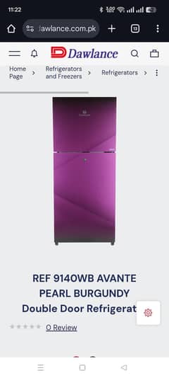 Dawlance refrigerator