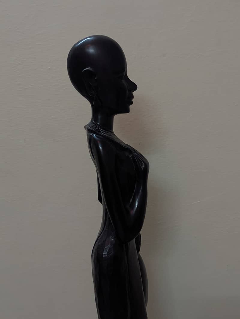 Beautiful Life-Size Ebony Statue (rare) 3