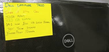 Dell Latitude 7410, (2 in 1), Corei7 10th Generation, 360° Touch