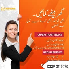 Assignment Job | Part Time Full Time Job | Job for male and female