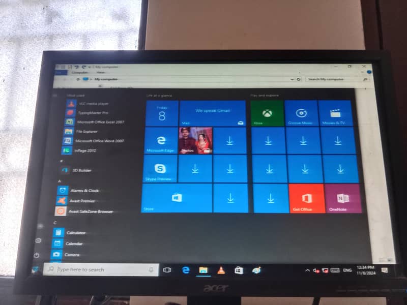 used computer with wooferr set 0
