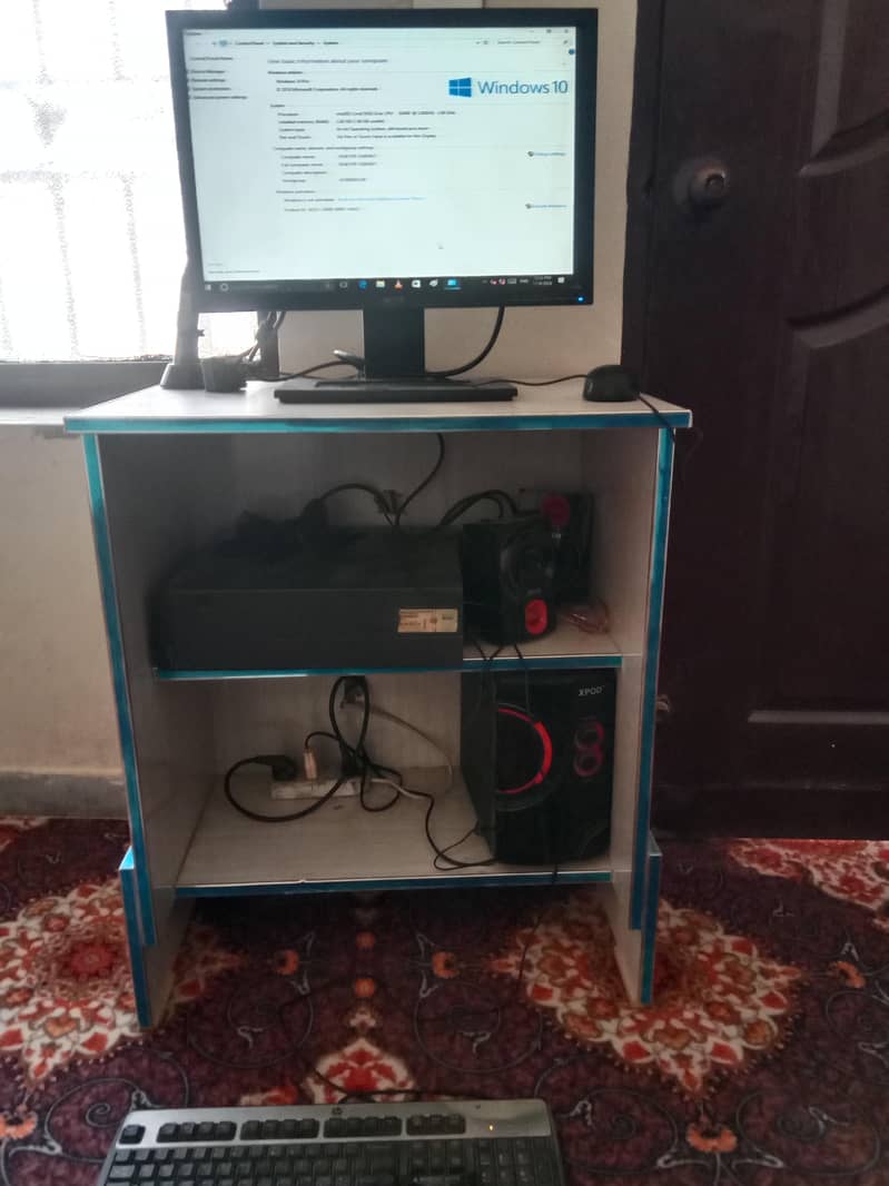 used computer with wooferr set 2