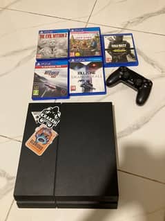 PS4 with 5 games