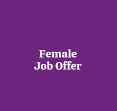 just Female staff required