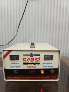 Casio 2500 Watt Voltage Stablizer/Regulator