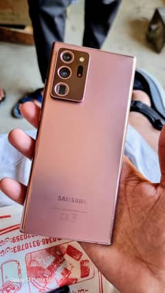 Samsung note 20 ultra 12/256GB PTA Block  halka sa 2 line Water pack