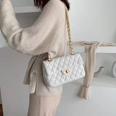 Girls leather embroidered shoulder bag