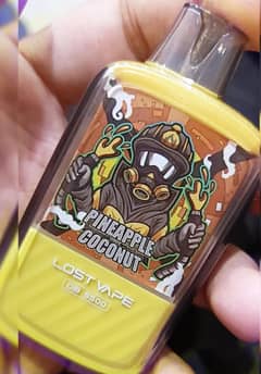 Pineapple coconut flavour puff pod