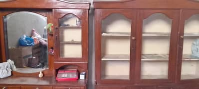 Bed dressing table showcase