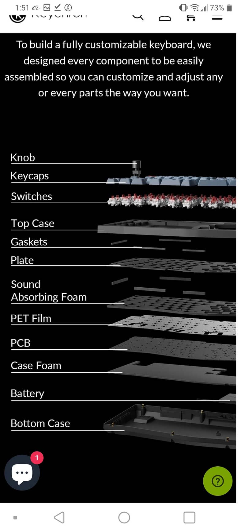 Keychrone V10 Max Highend RGB Mechanical Keyboard. (Tri Mode) 3