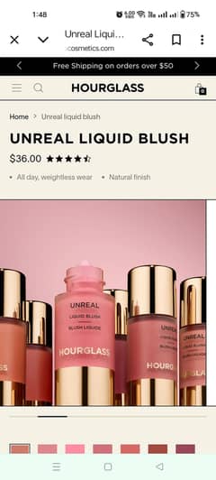original brand (HOURGLASS) liquid blushes