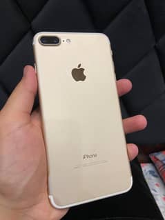 Iphone 7plus PTA Amercian model Gold colour