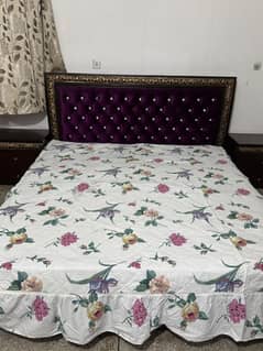 King sized Double bed for sale with dressing & tables