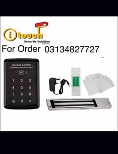 Card and Code Electric Access Control keypad Magnetic 280kg Force